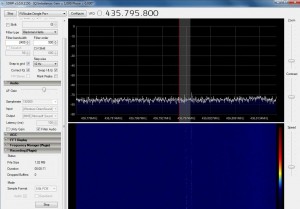 HO-68 CW-beacon mottagen med Funcube Dongle